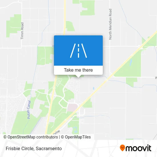 Frisbie Circle map
