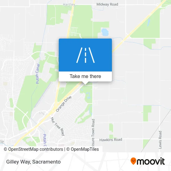 Gilley Way map