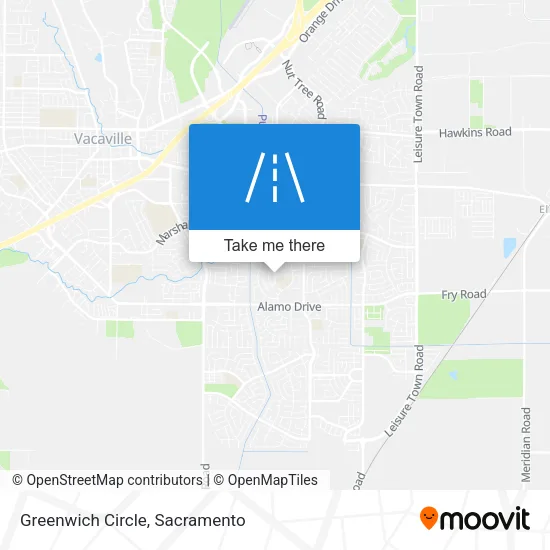 Greenwich Circle map