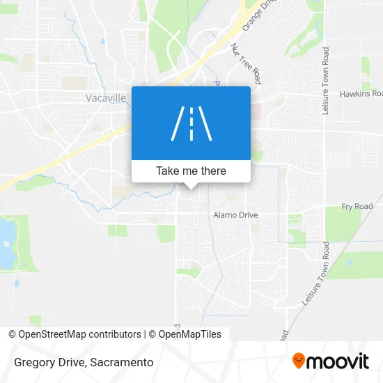 Gregory Drive map