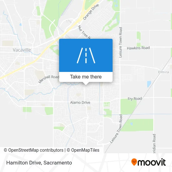 Hamilton Drive map