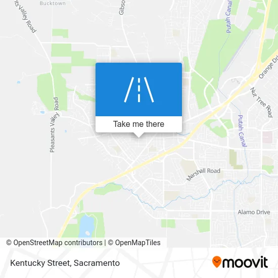Kentucky Street map