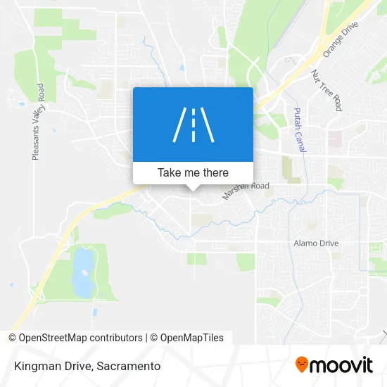 Kingman Drive map