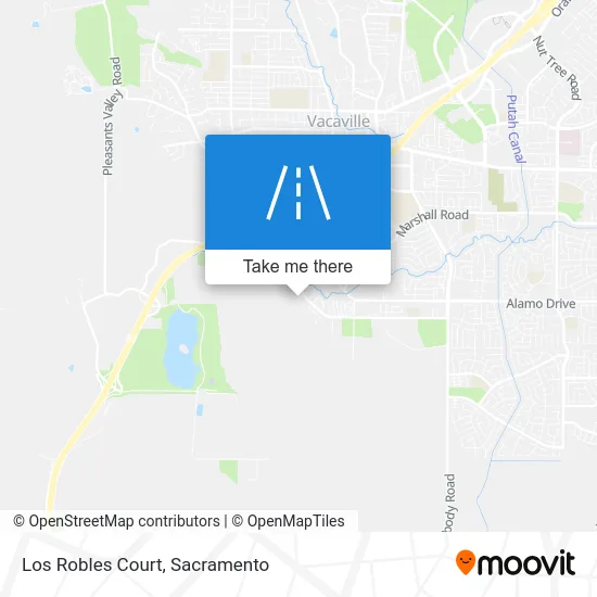 Los Robles Court map