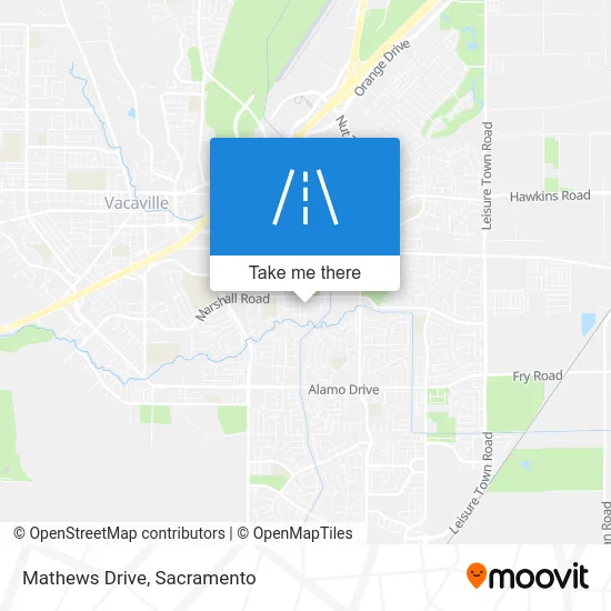 Mathews Drive map