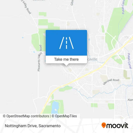Nottingham Drive map