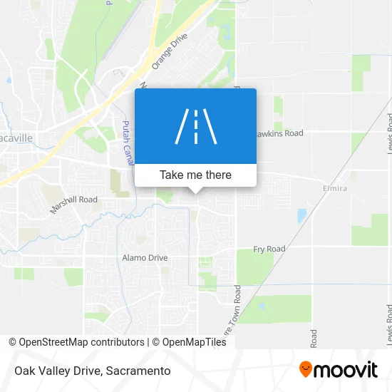 Oak Valley Drive map