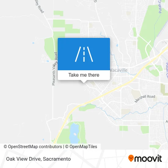 Oak View Drive map