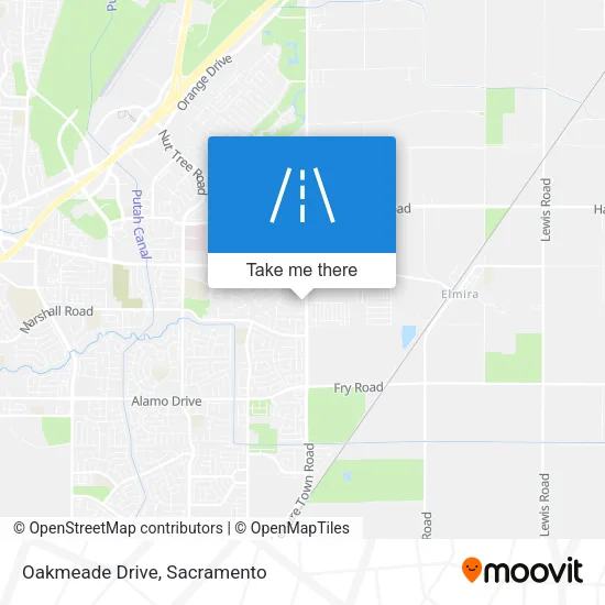 Oakmeade Drive map