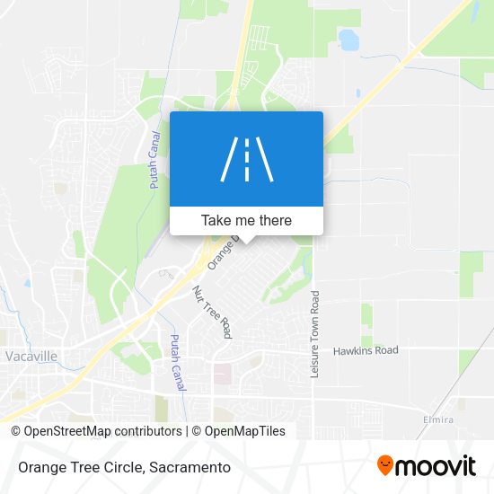 Orange Tree Circle map