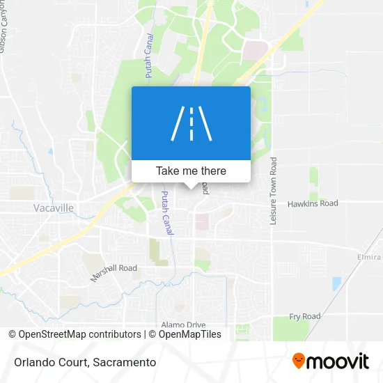 Mapa de Orlando Court