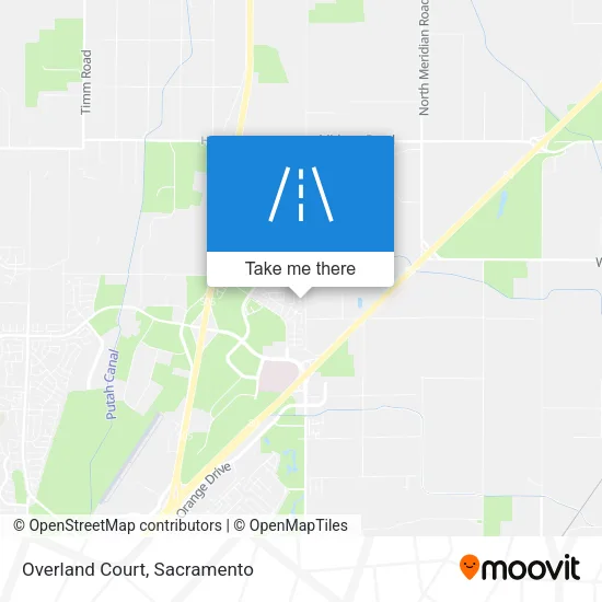 Overland Court map