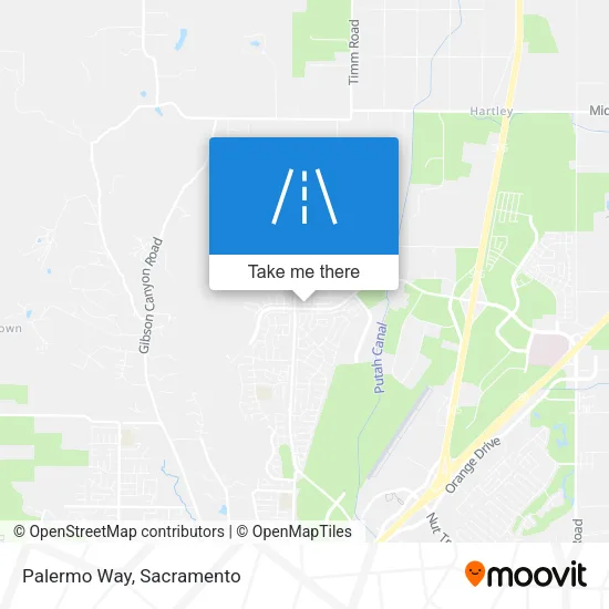 Palermo Way map