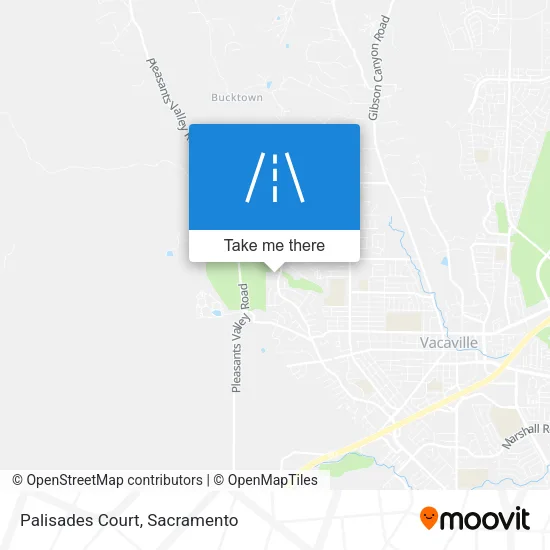 Mapa de Palisades Court