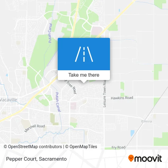 Mapa de Pepper Court
