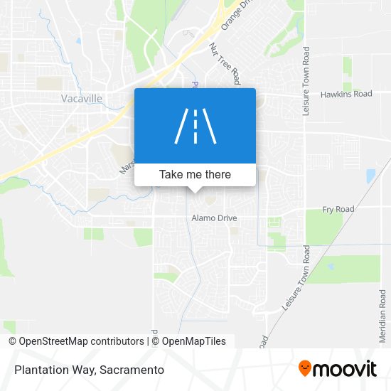 Plantation Way map