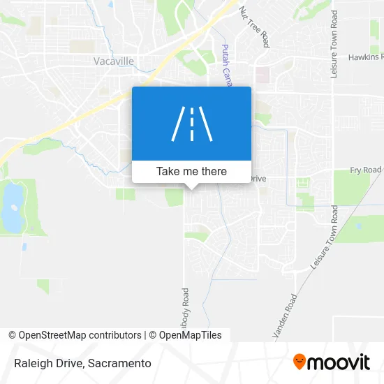 Raleigh Drive map
