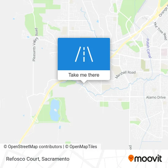 Refosco Court map