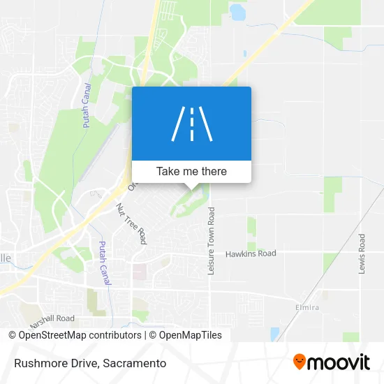 Mapa de Rushmore Drive