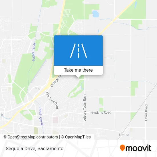 Mapa de Sequoia Drive