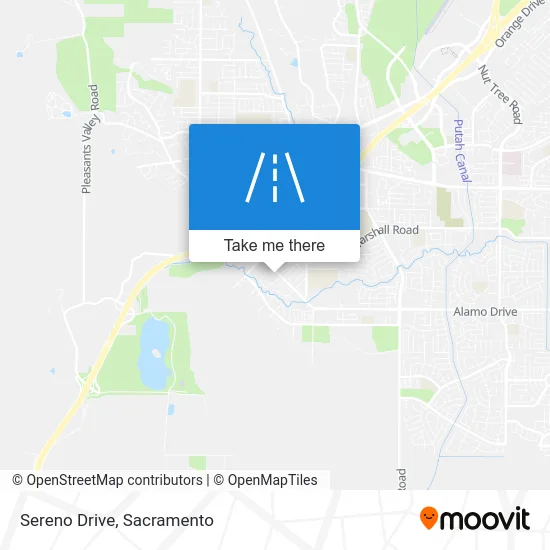 Sereno Drive map