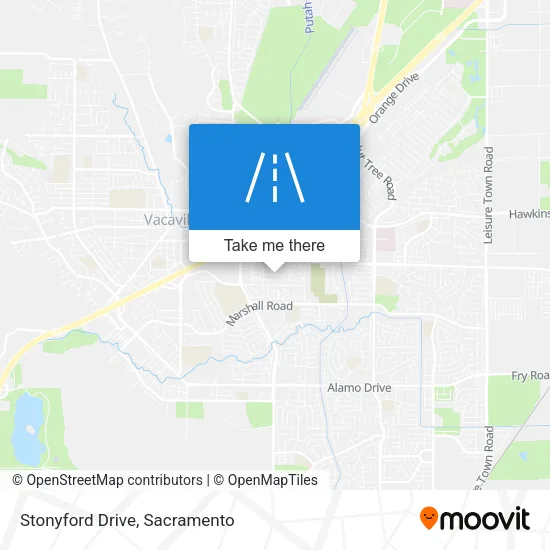 Stonyford Drive map