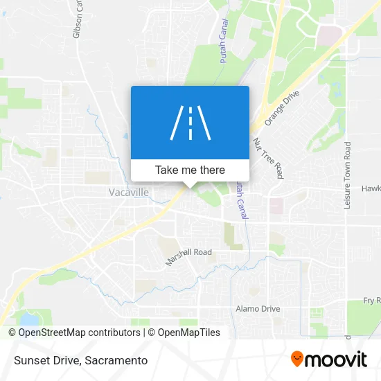 Sunset Drive map