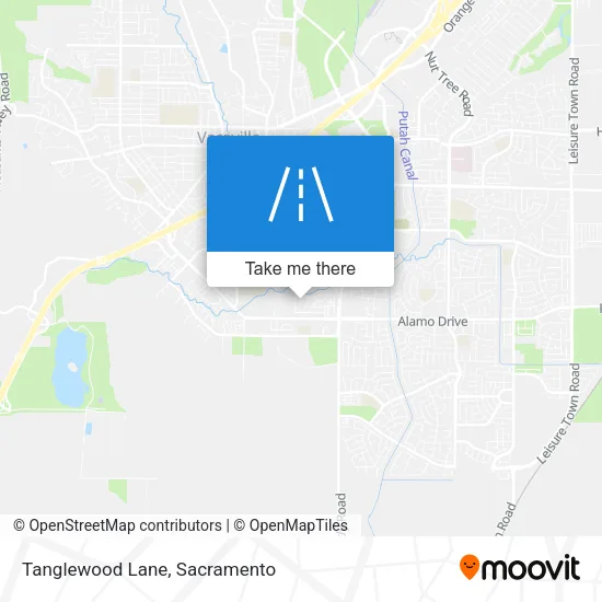 Tanglewood Lane map