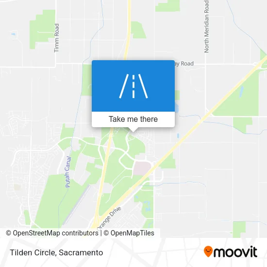 Mapa de Tilden Circle