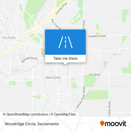 Woodridge Circle map