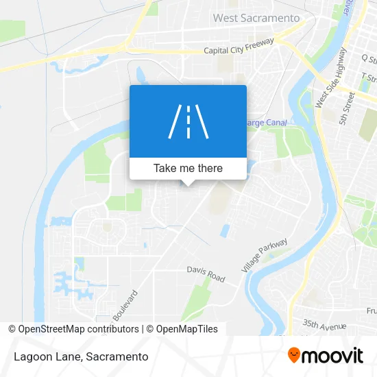 Lagoon Lane map