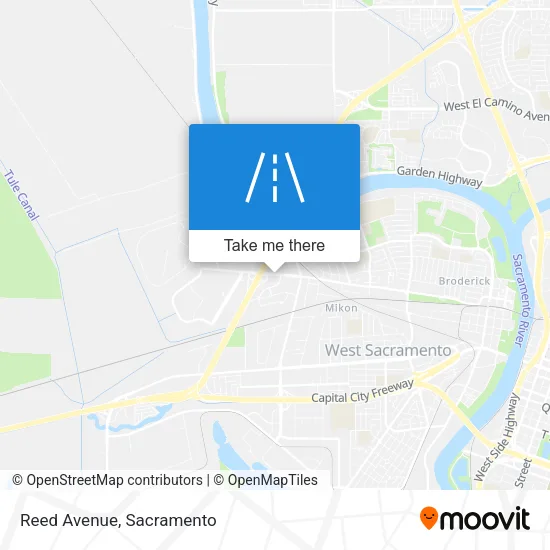 Reed Avenue map