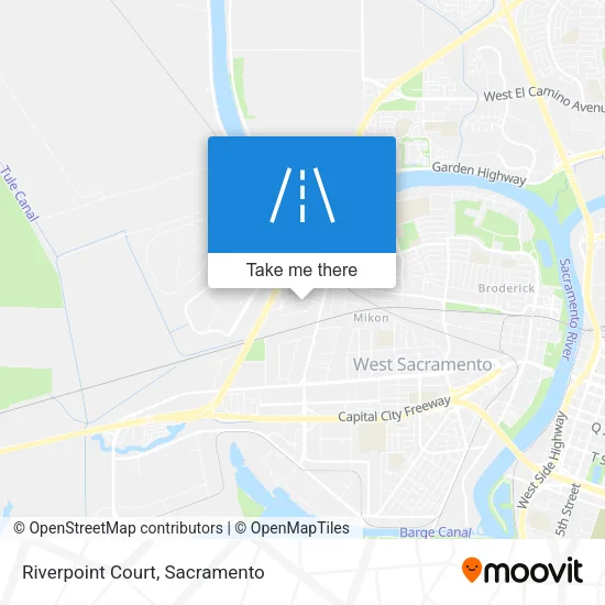 Riverpoint Court map