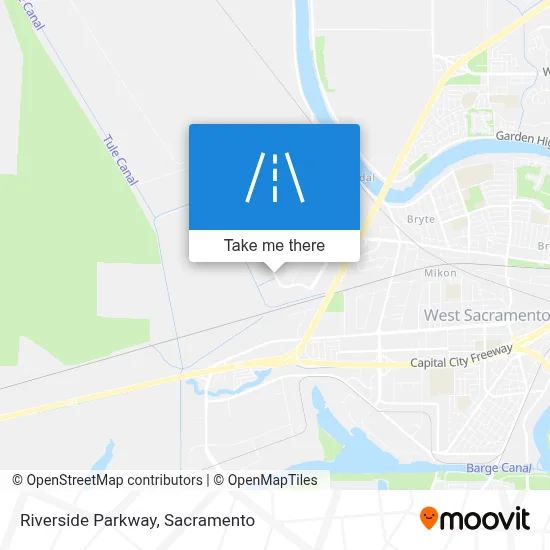 Riverside Parkway map