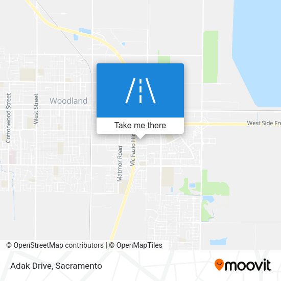 Adak Drive map