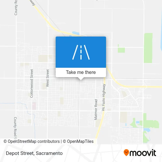 Depot Street map