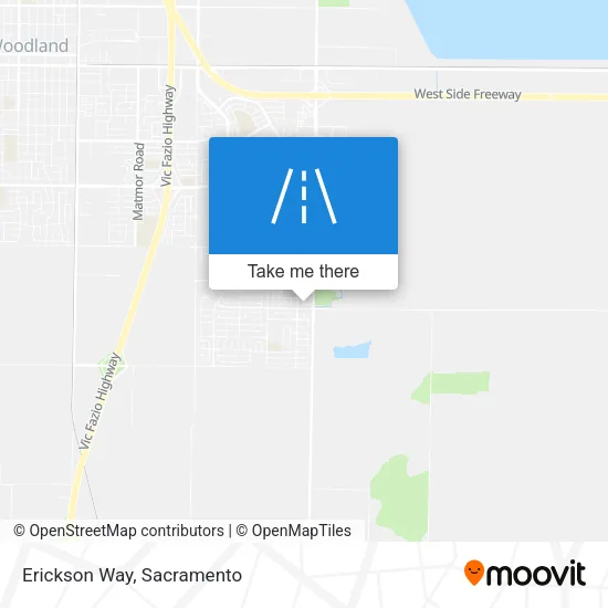 Erickson Way map