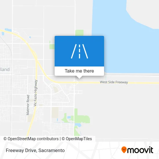 Freeway Drive map