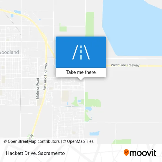 Hackett Drive map