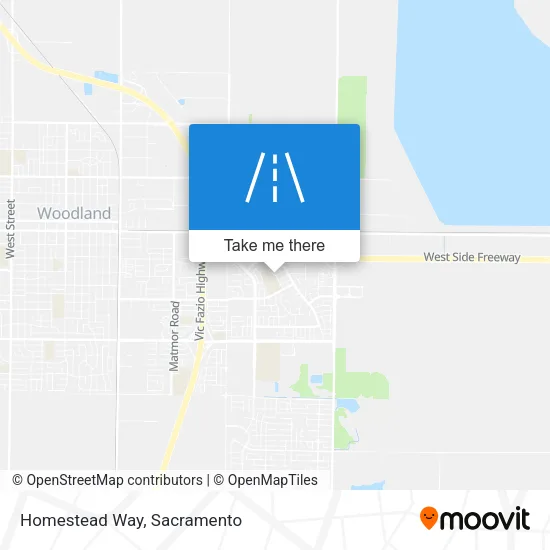 Homestead Way map