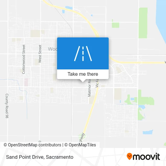 Sand Point Drive map