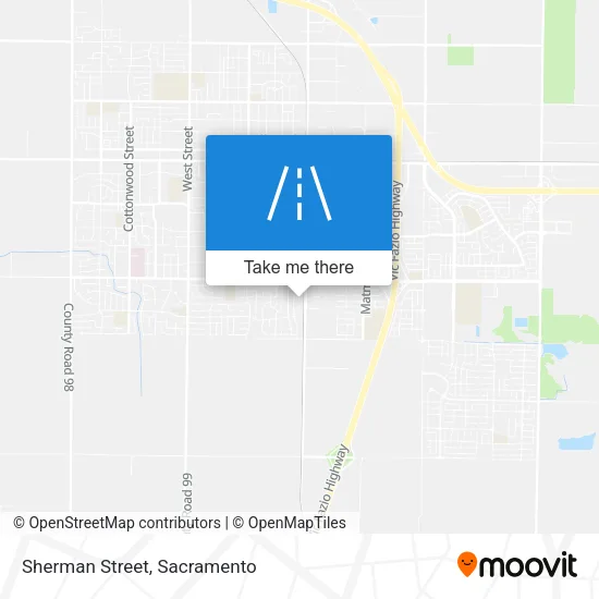 Mapa de Sherman Street