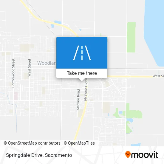 Springdale Drive map