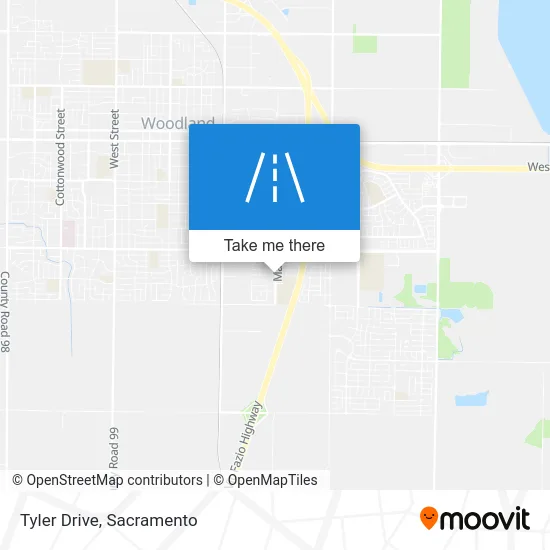 Tyler Drive map