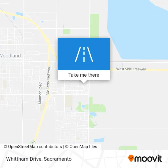 Whittham Drive map