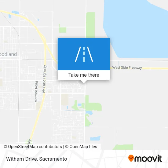 Witham Drive map