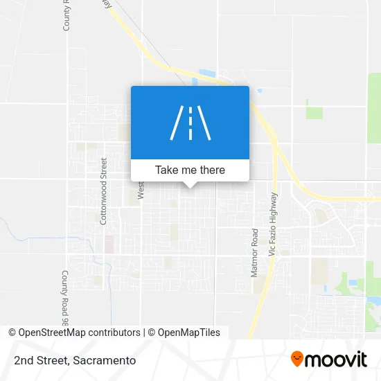 2nd Street map
