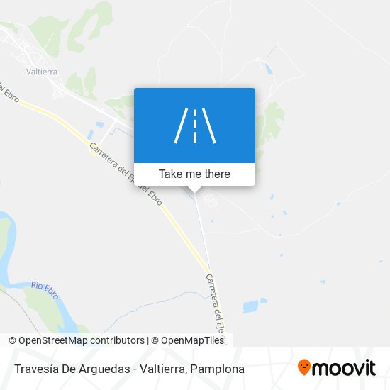 Travesía De Arguedas - Valtierra map