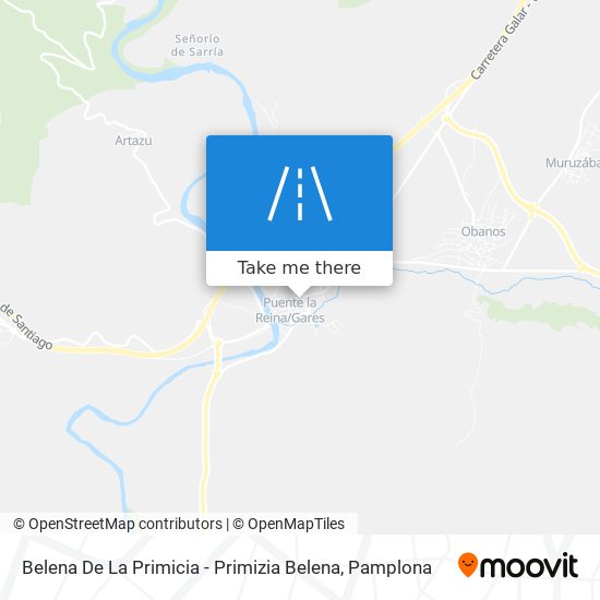 Belena De La Primicia - Primizia Belena map