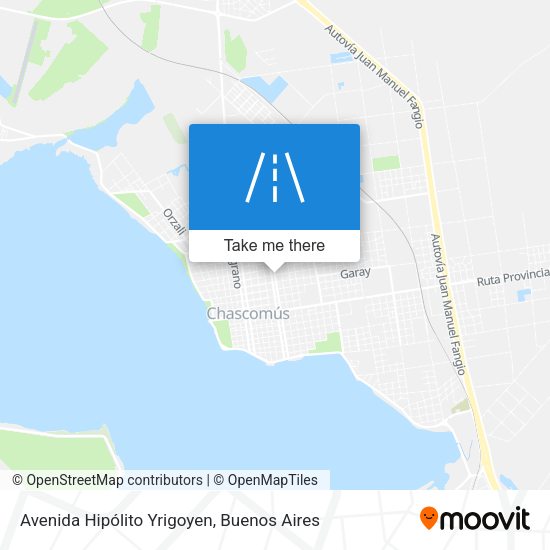 Avenida Hipólito Yrigoyen map